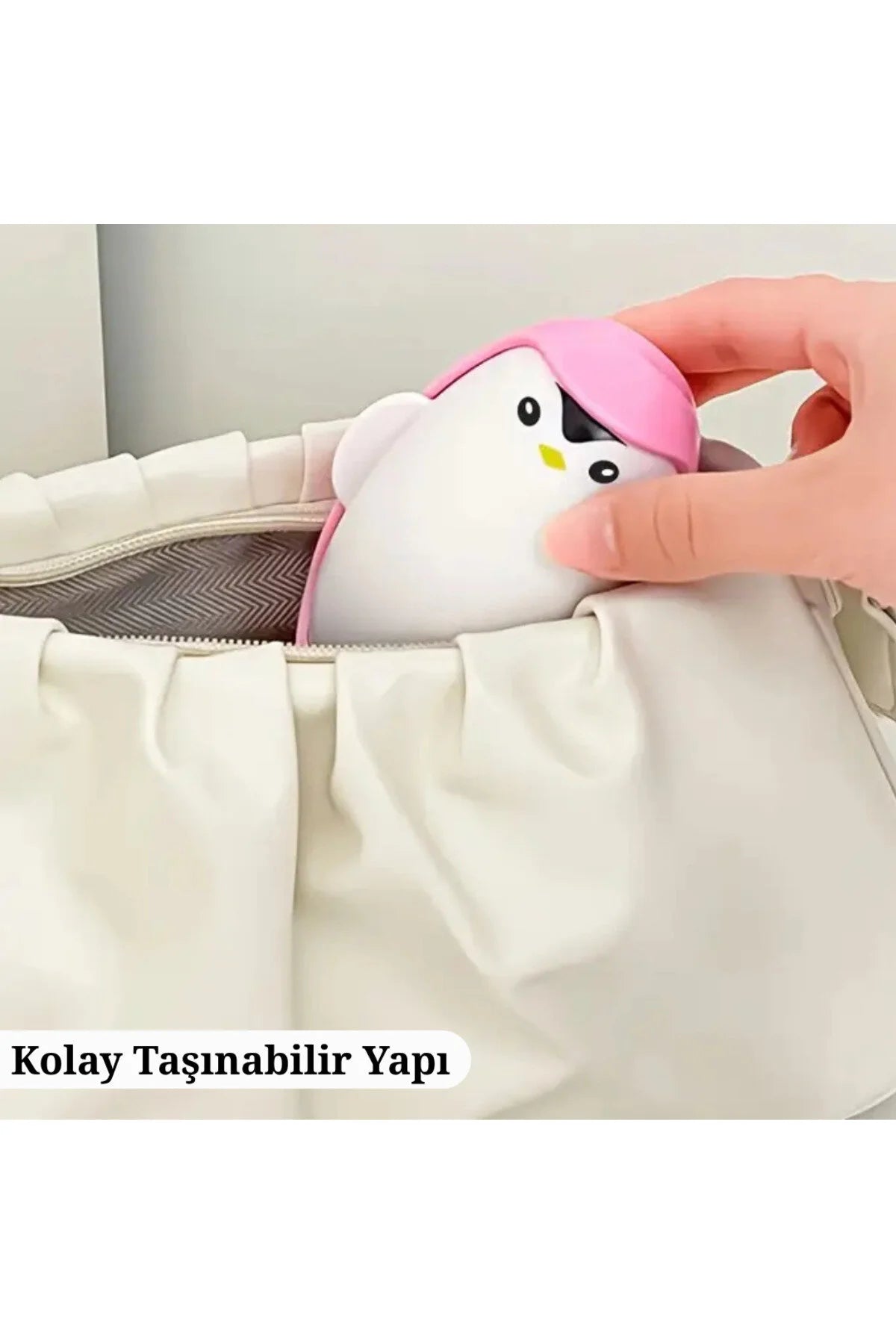Yeniden Kullanılabilir Penguen Tasarımlı Tüy Toplayıcı