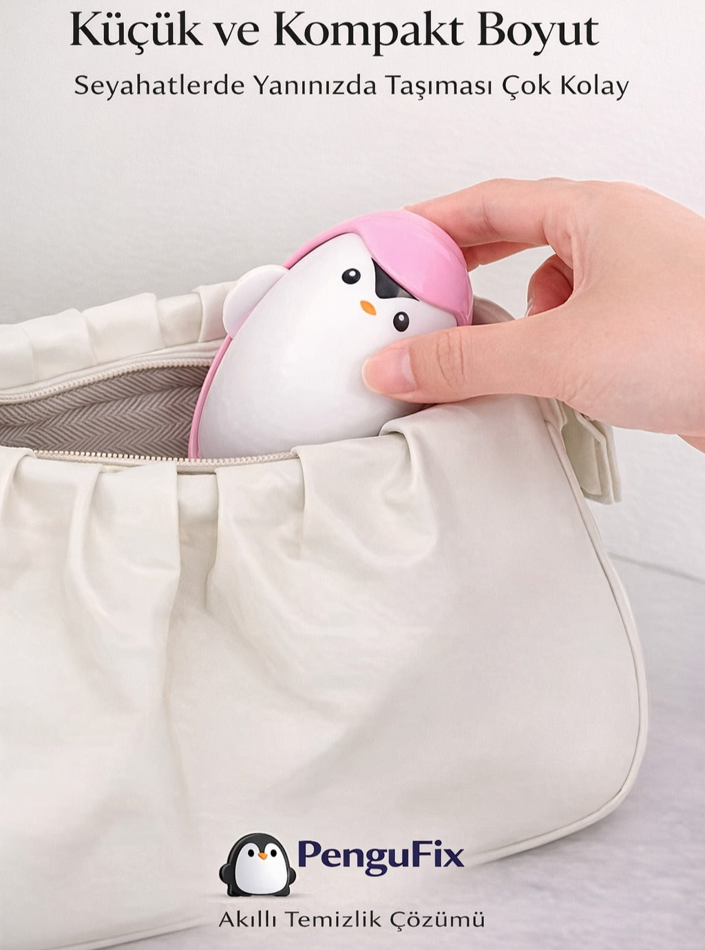 Sevimli Penguen Tüy Temizleyici Rulo