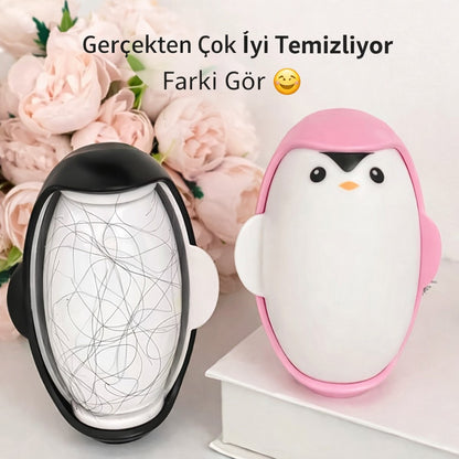 Sevimli Penguen Tüy Temizleyici Rulo